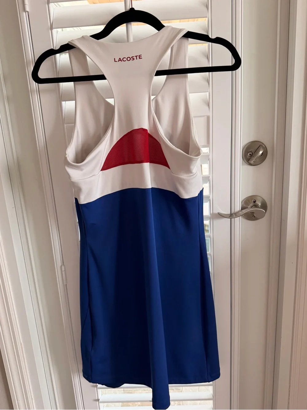 Lacoste Sport Sleeveless Colorblock Tennis Dress, sz 38/6 - Picture 3 of 4